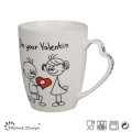 12oz Valentine′s Day New Bone China Mug